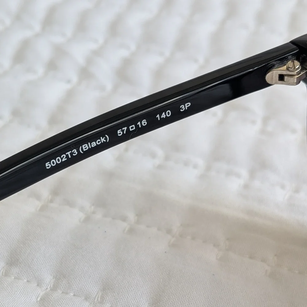 NWT Coach Square Frame Polarized Sunglasses HC8271U L1101‎ w Original Case Black